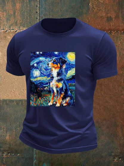 Men's Australian Shepherd Dog Australian Shepherd T Shirt