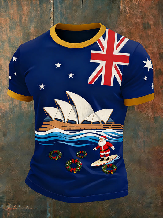 Men's Retro Australia Casual T-Shirt