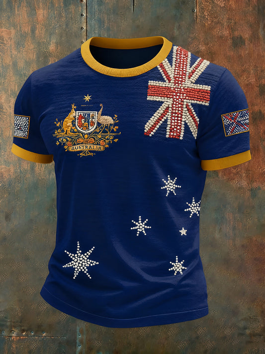 Men's Retro Australia Casual T-Shirt