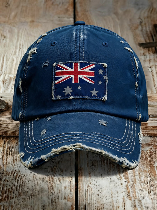 Retro Australian Badge Washed Cap