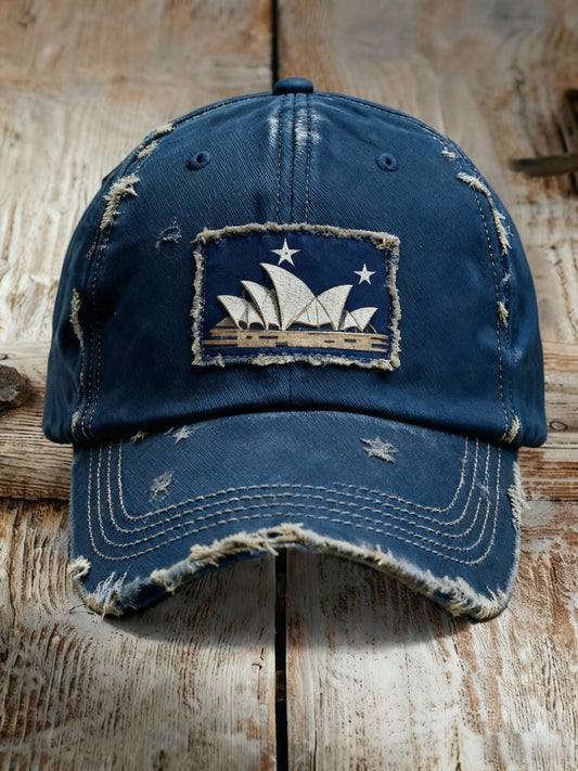 Retro Australian Badge Washed Cap