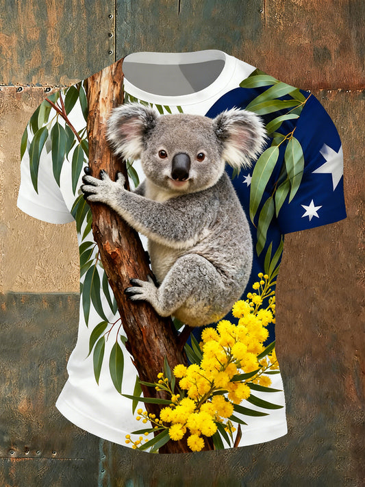 Men's Vintage Australian Casual T-Shirt