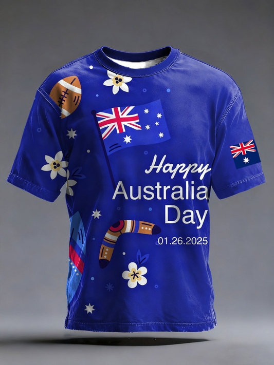 Men's Australia Day short sleeves t-shirt