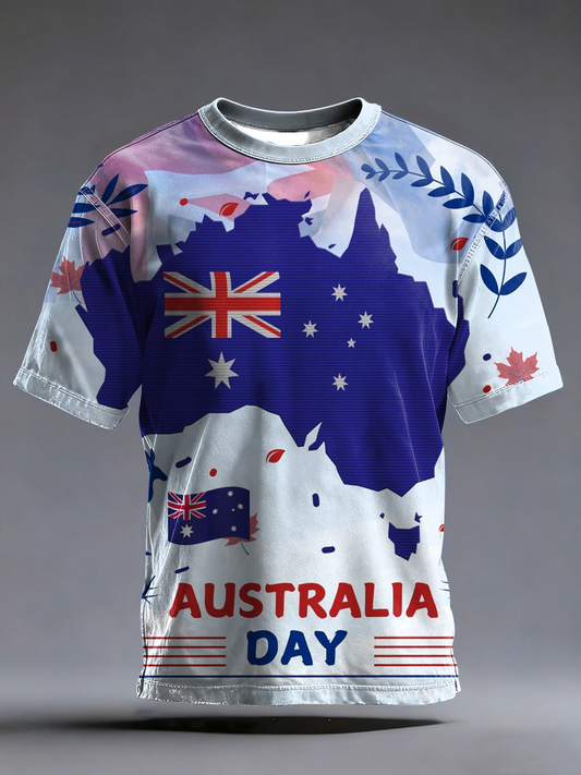Men's Australia Day short sleeves t-shirt