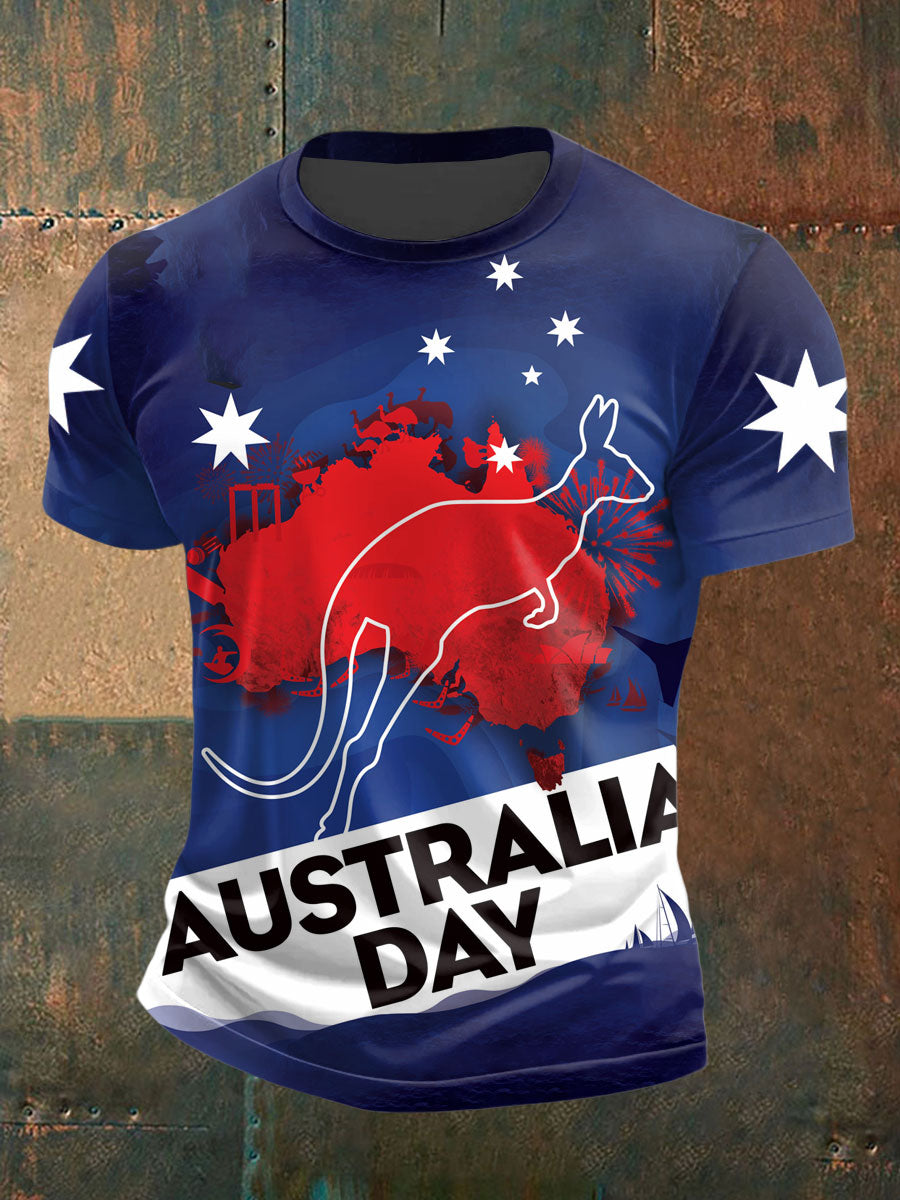 Men's Australia Day short sleeves t-shirt
