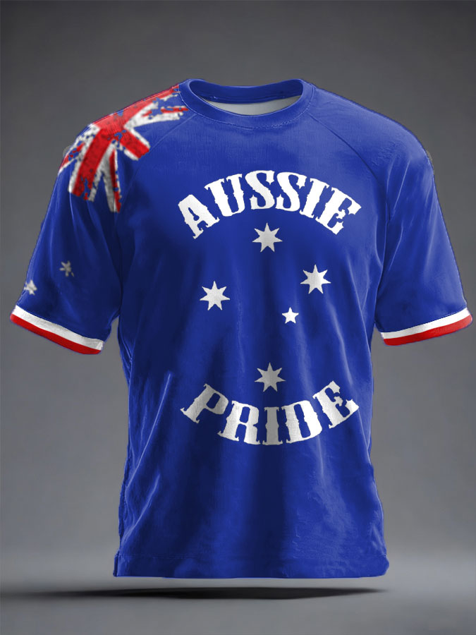 Unisex AU Australia Day Printed T-shirt