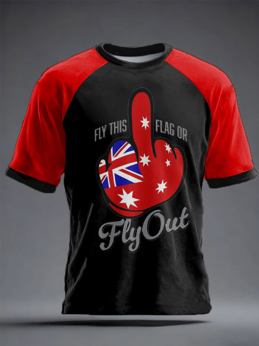 Unisex AU Australia Day Printed T-shirt