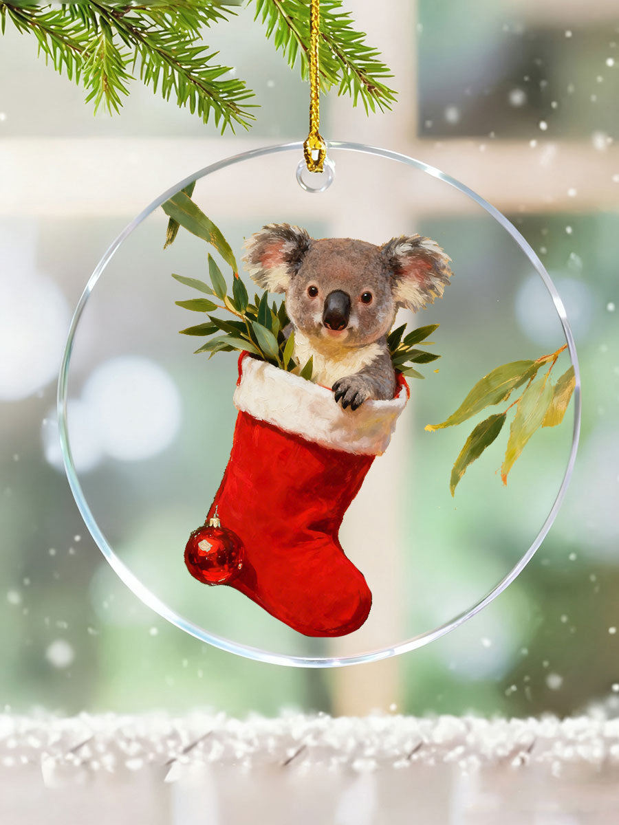 AU Australia Day Koala Christmas Printed Decoration