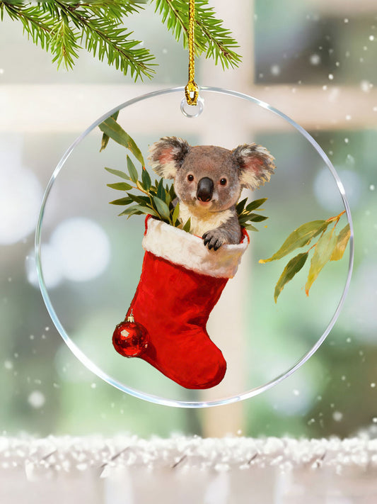 AU Australia Day Koala Christmas Printed Decoration