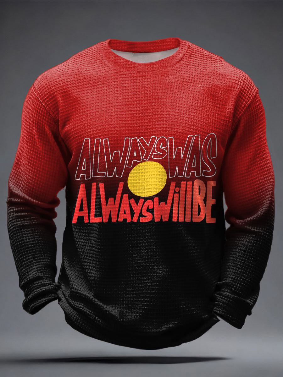 Men's AU Australia Day Printed Waffle Tops
