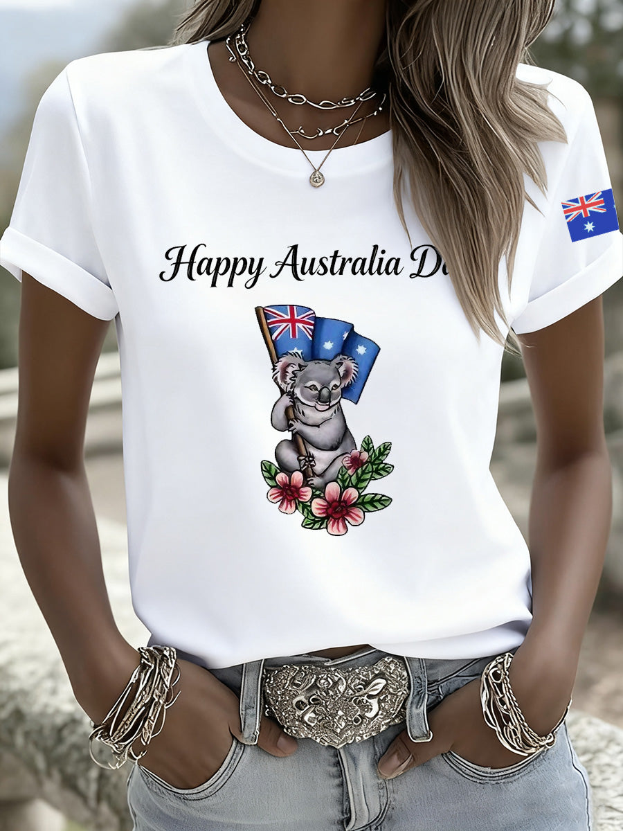 Women's Australia Day Printed T-Shirt