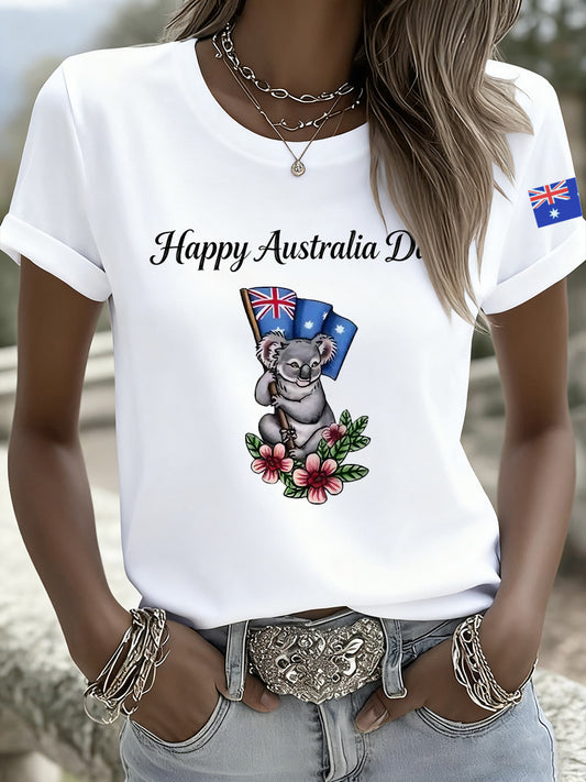 Women's Australia Day Printed T-Shirt