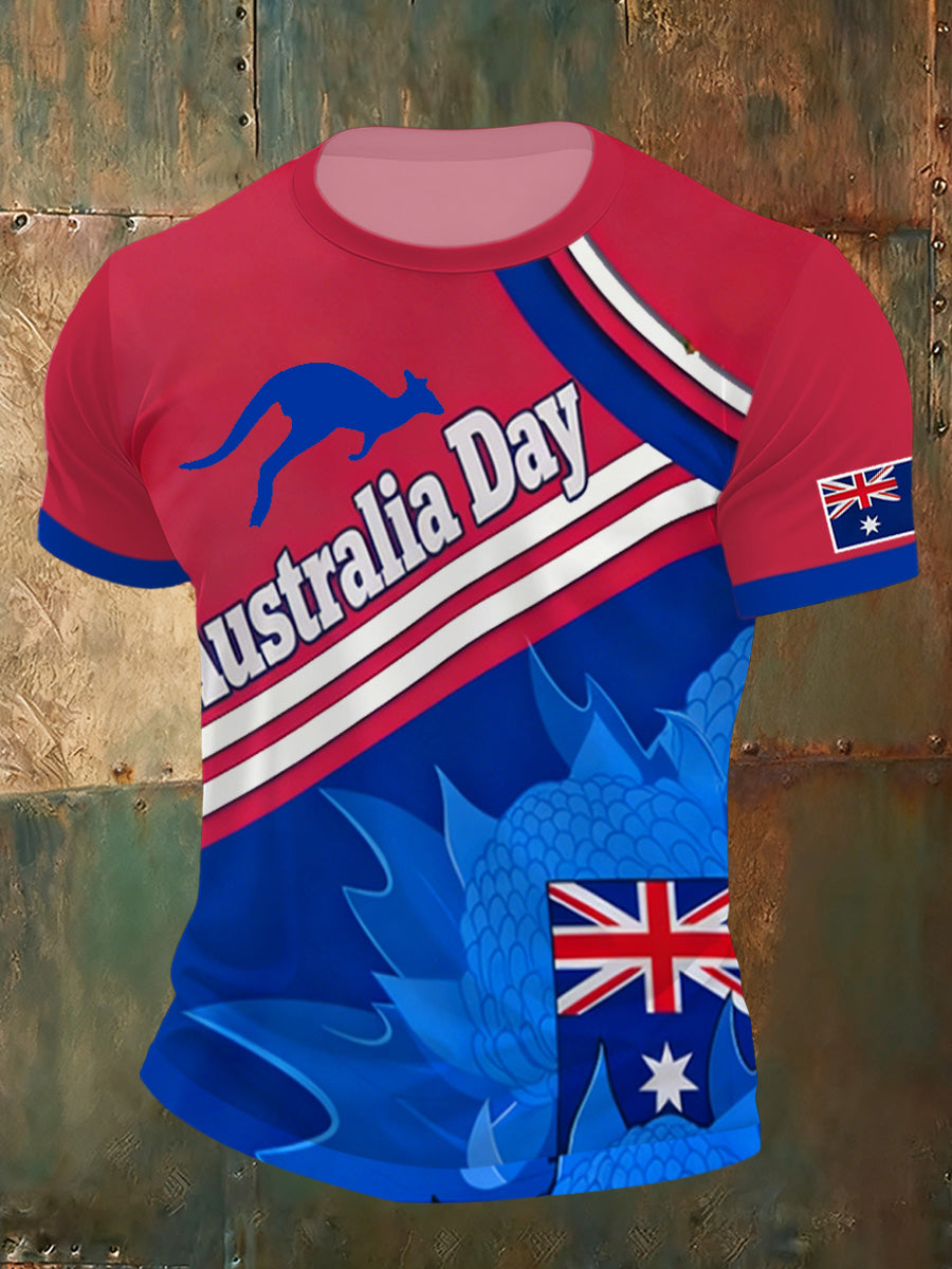 Men's Australia Day Printed T-Shirt