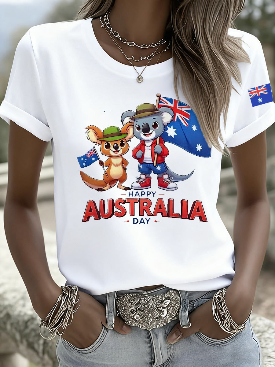 Women's Australia Day Printed T-Shirt