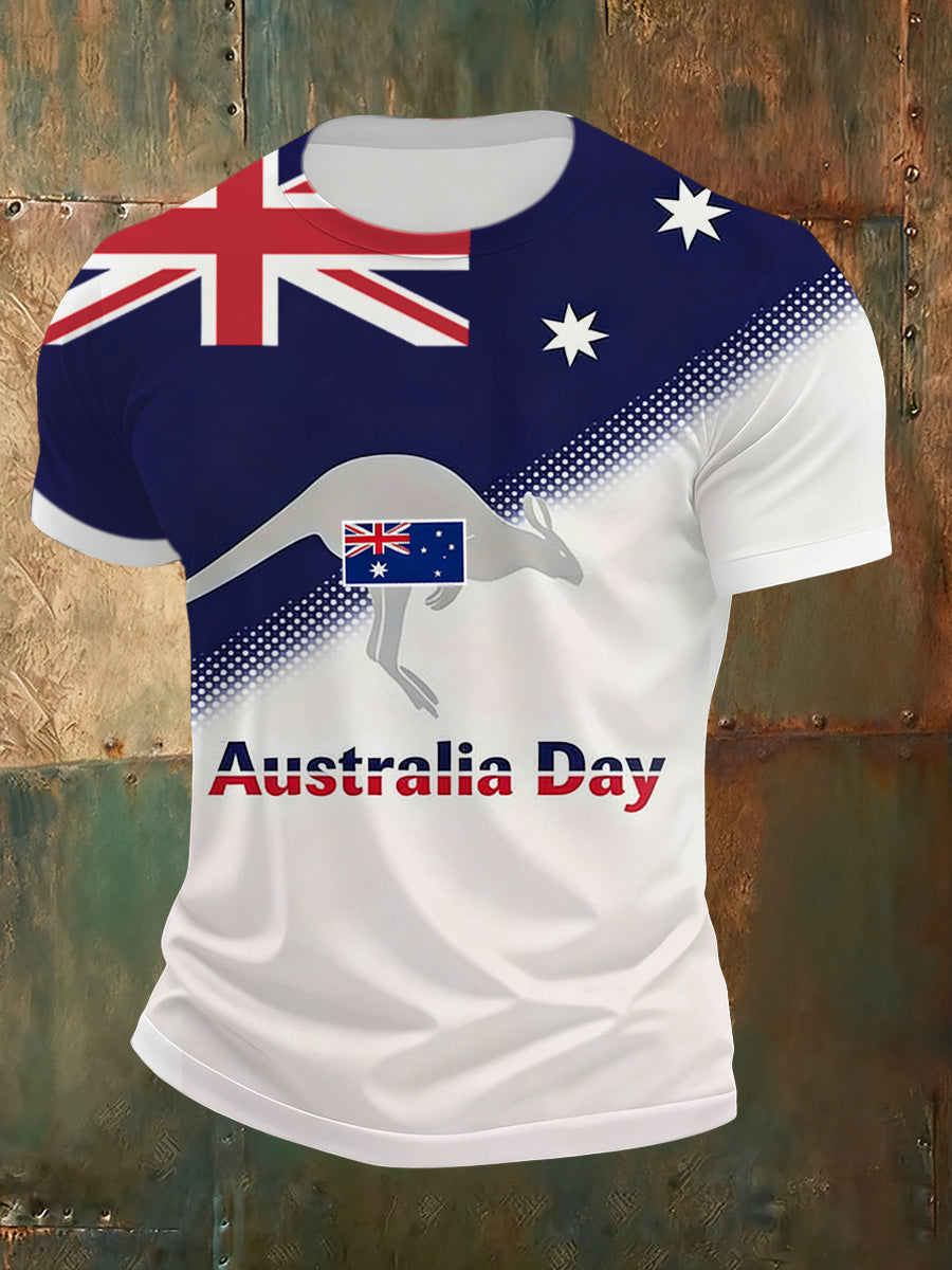 Men's Australia Day Printed T-Shirt