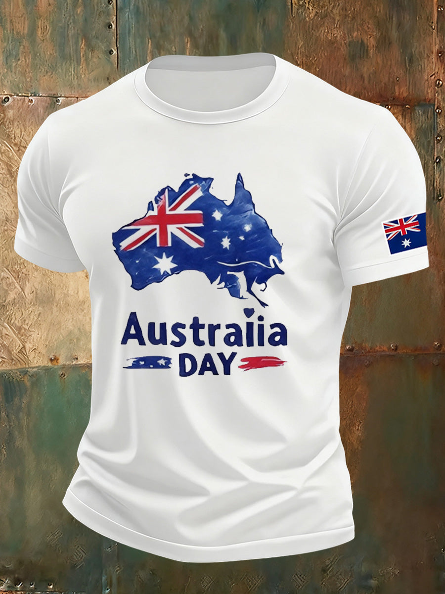 Men's Australia Day Printed T-Shirt