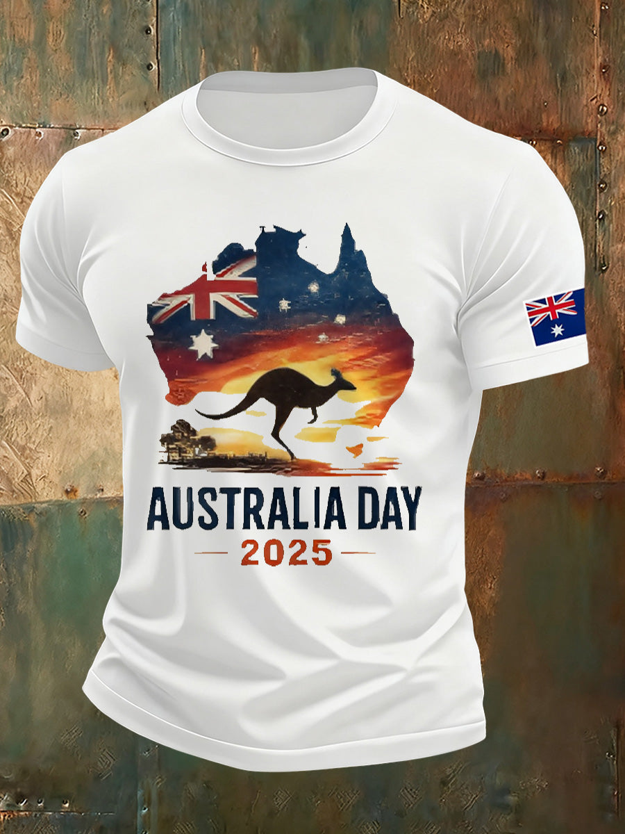 Men's Australia Day Printed T-Shirt