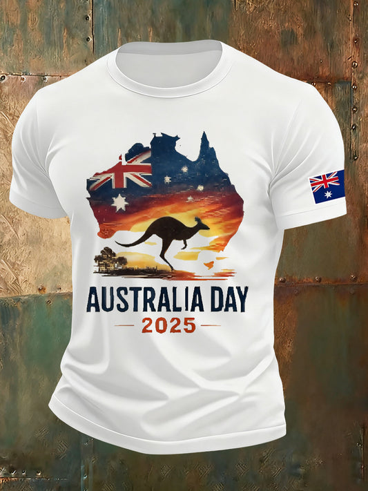 Men's Australia Day Printed T-Shirt