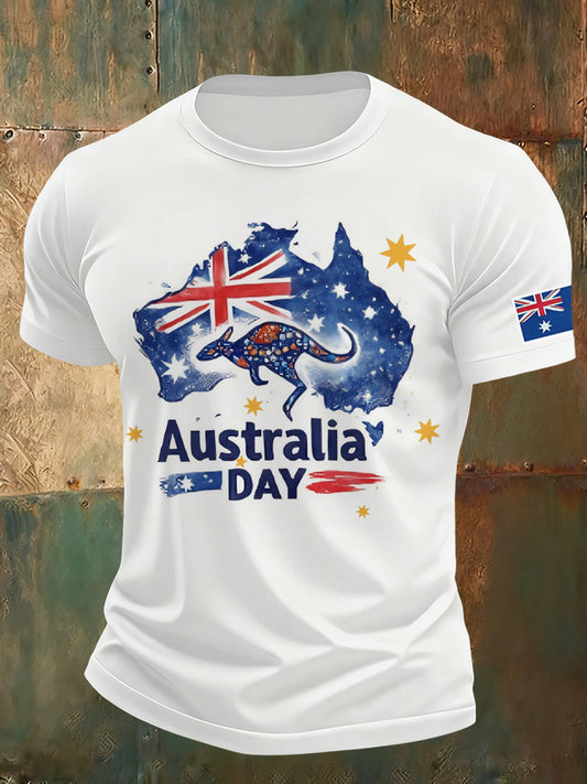 Men's Australia Day Printed T-Shirt