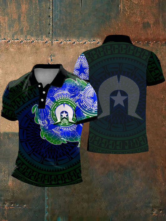 Men's Aussie Torres Strait Islands Proud Printed Casual Tops