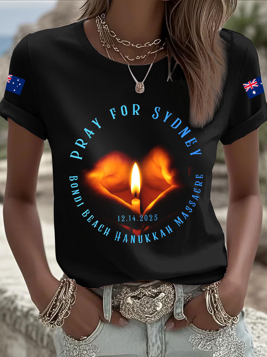 Women's Pray For Sydney Bondi Beach T-Shirts