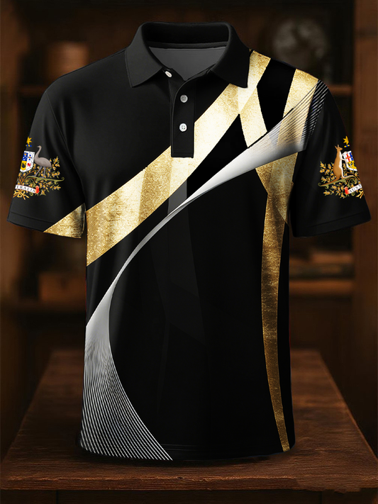 Men's Australian business style polo shirt