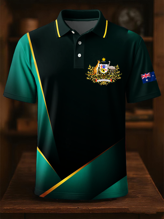 Men's Australian business style polo shirt
