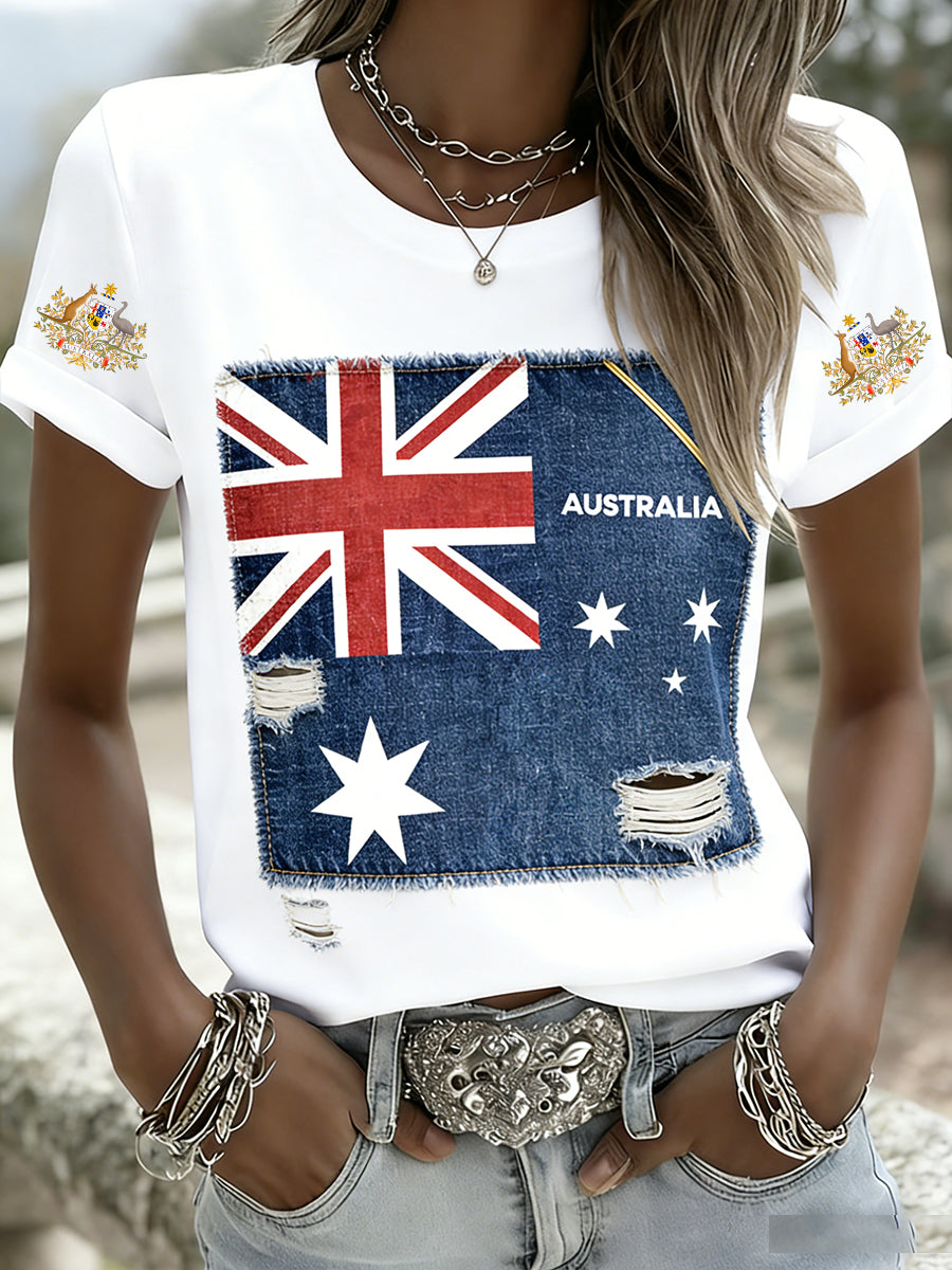 Women's Vintage Australian Holiday Casual Comfortable T-shirt