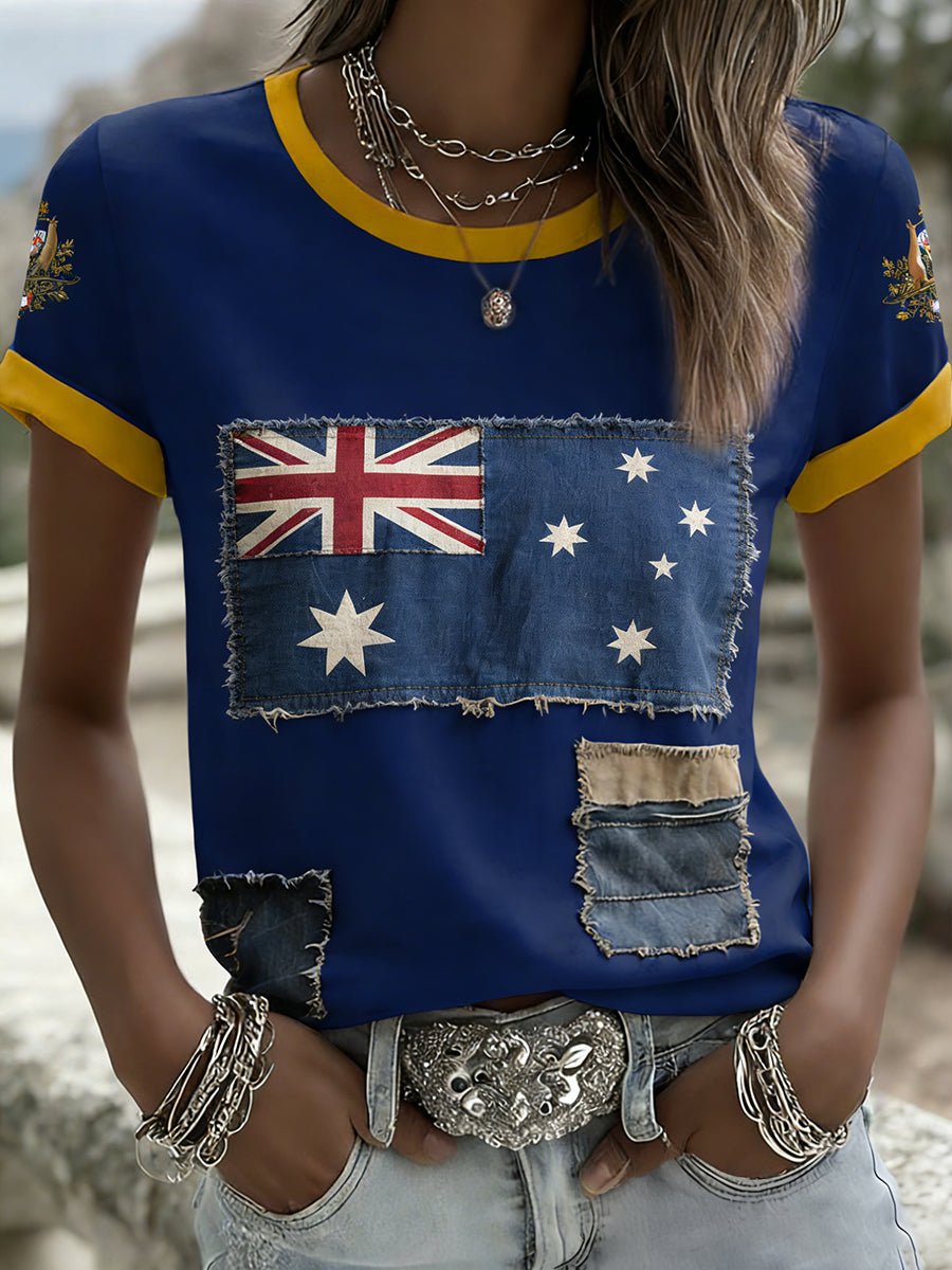 Women's Vintage Australian Holiday Casual Comfortable T-shirt