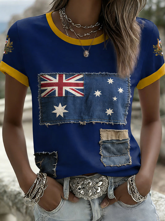 Women's Vintage Australian Holiday Casual Comfortable T-shirt