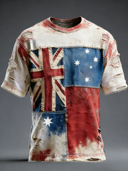 Men's Retro Australian Holiday Casual Fashion T-shirt
