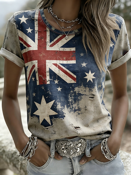 Women's Vintage Australian Holiday Casual Comfortable T-shirt