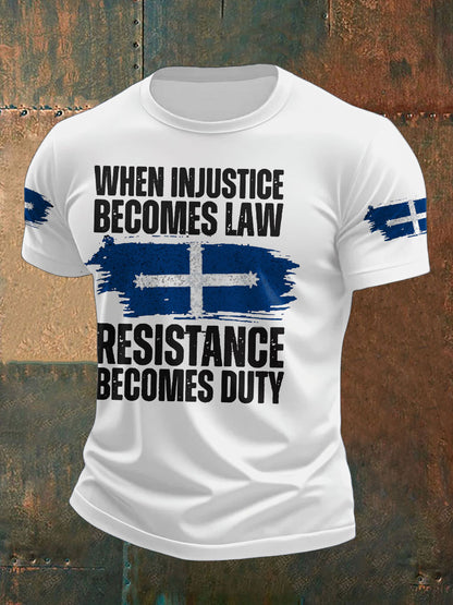 Men's Aussie Proud Australia Flag Art Printed T-shirt