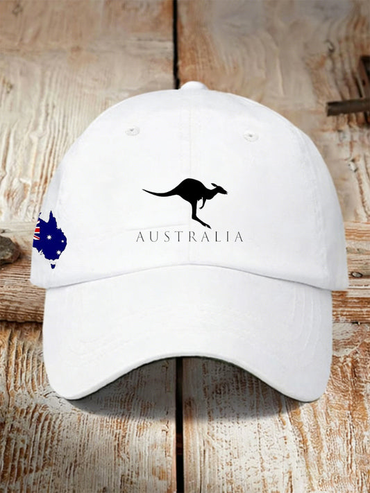 Unisex Australian Flag Print Hat