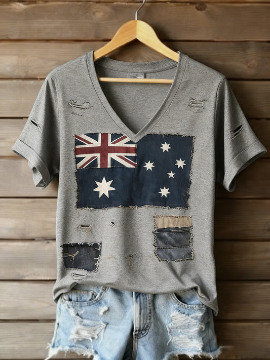 Women's Vintage Australian Holiday Casual Comfortable T-shirt