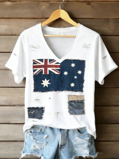 Women's Vintage Australian Holiday Casual Comfortable T-shirt