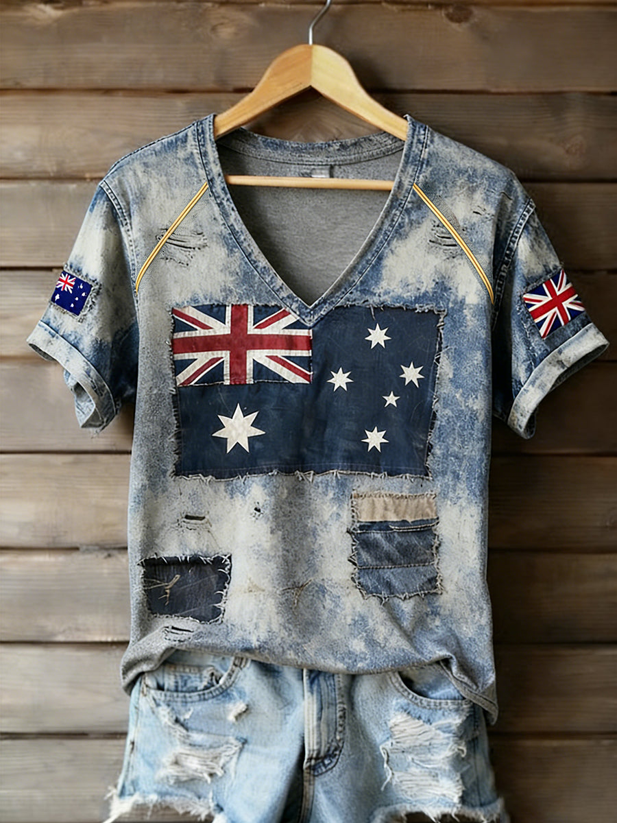 Women's Vintage Australian Holiday Casual Comfortable T-shirt