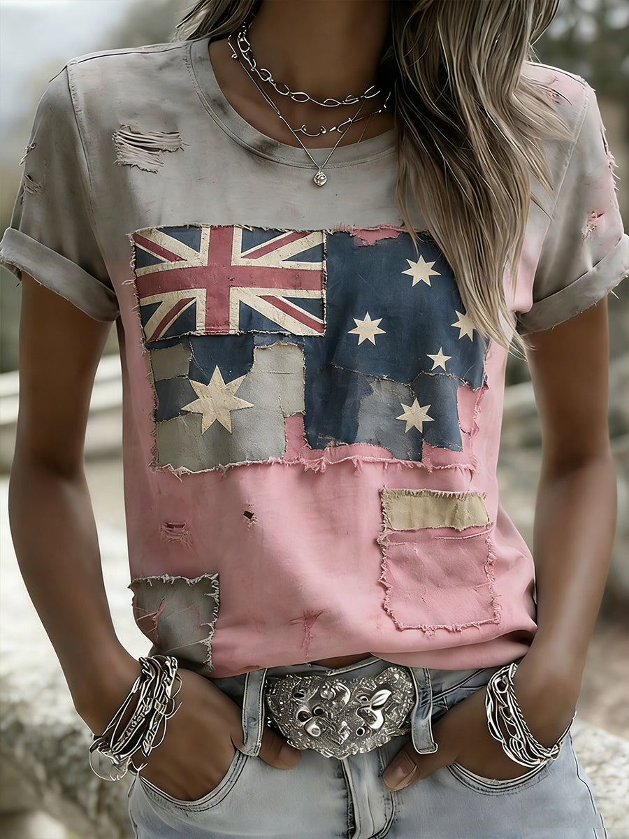Women's Vintage Australian Holiday Casual Comfortable T-shirt