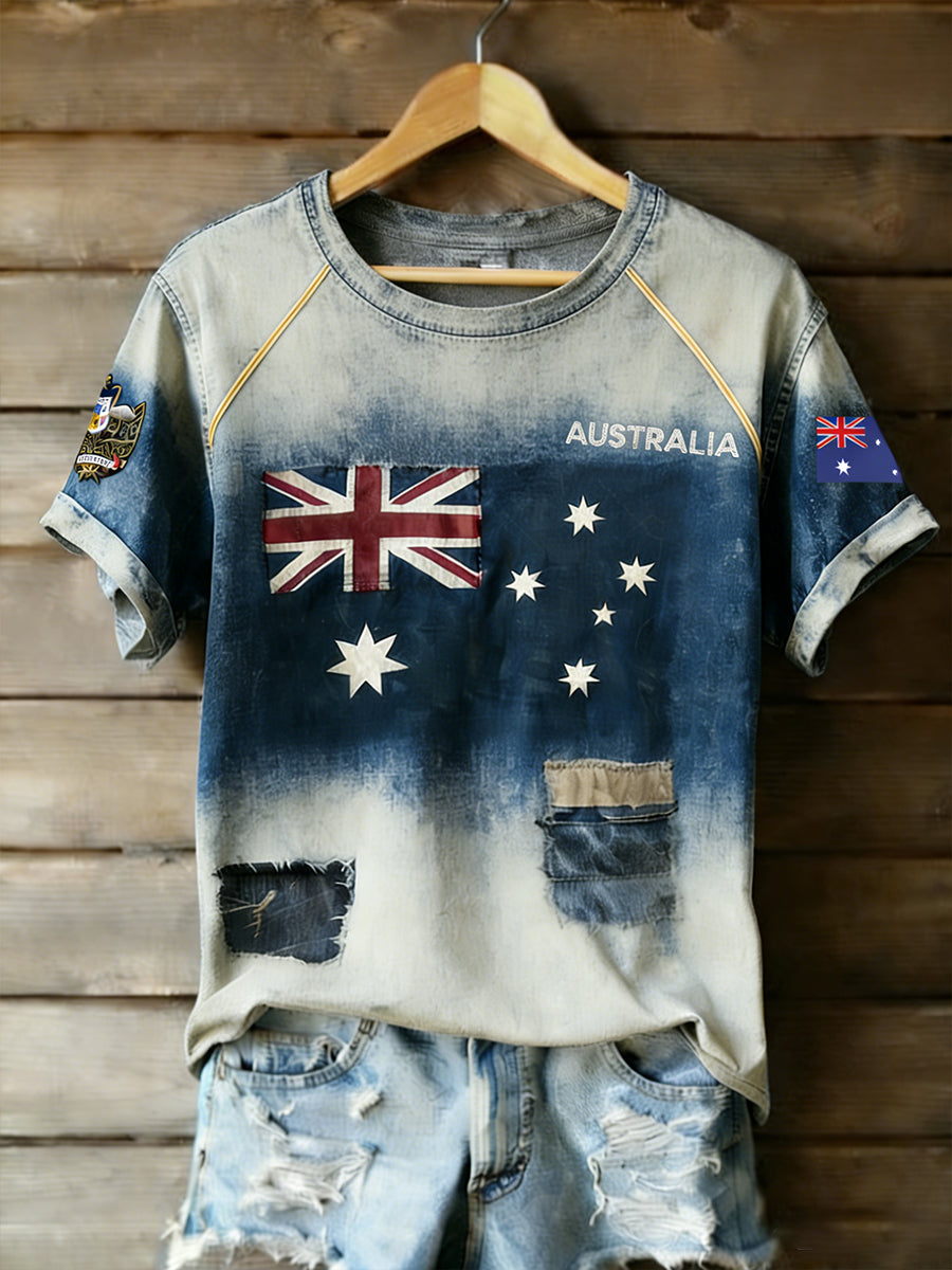 Women's Vintage Australian Holiday Casual Comfortable T-shirt