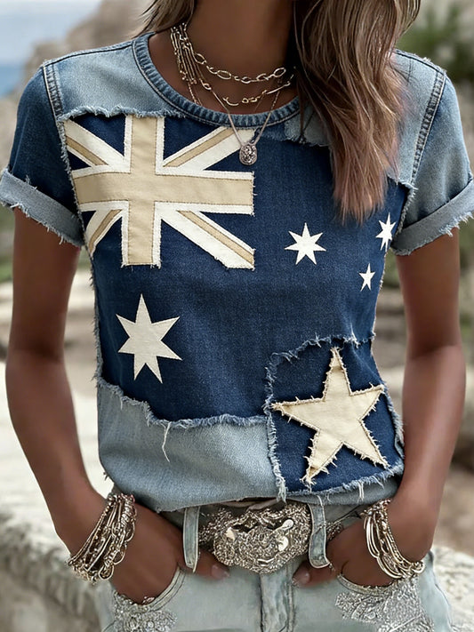 Women's Vintage Australian Holiday Casual Comfortable T-shirt