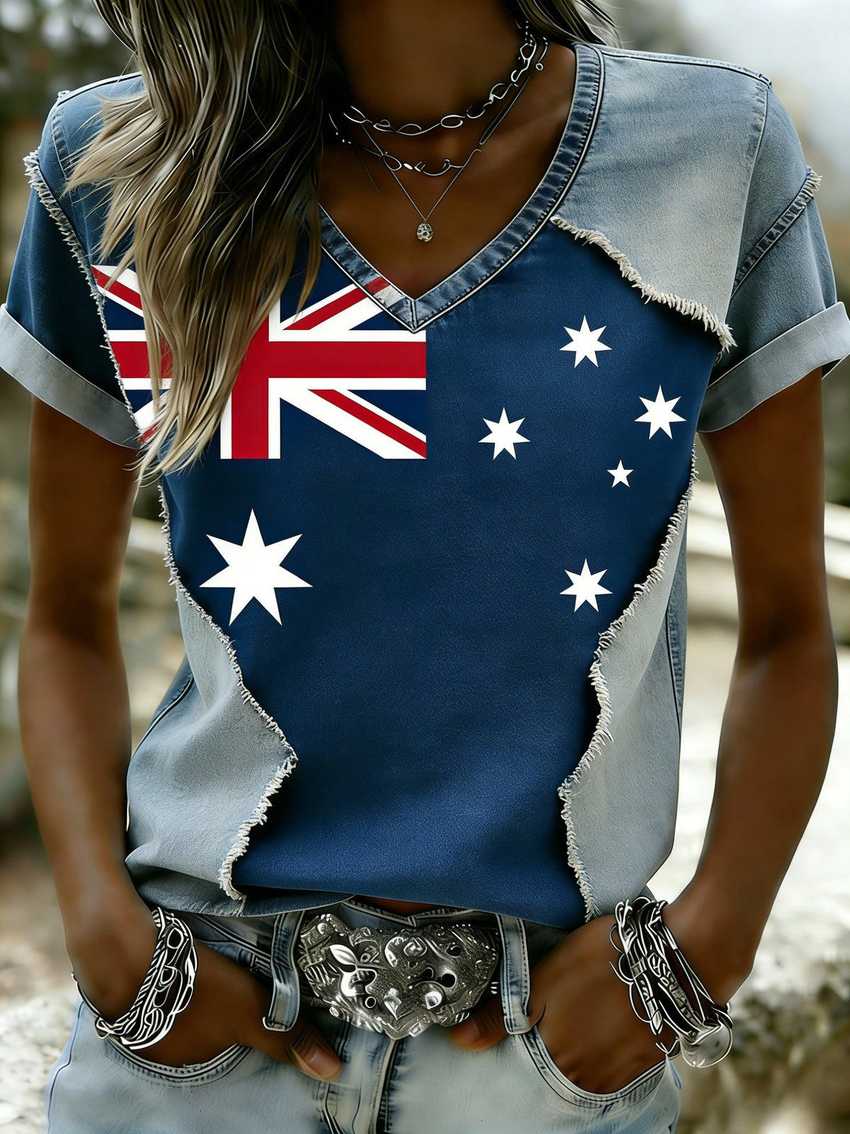 Women's Vintage Australian Holiday Casual Comfortable T-shirt