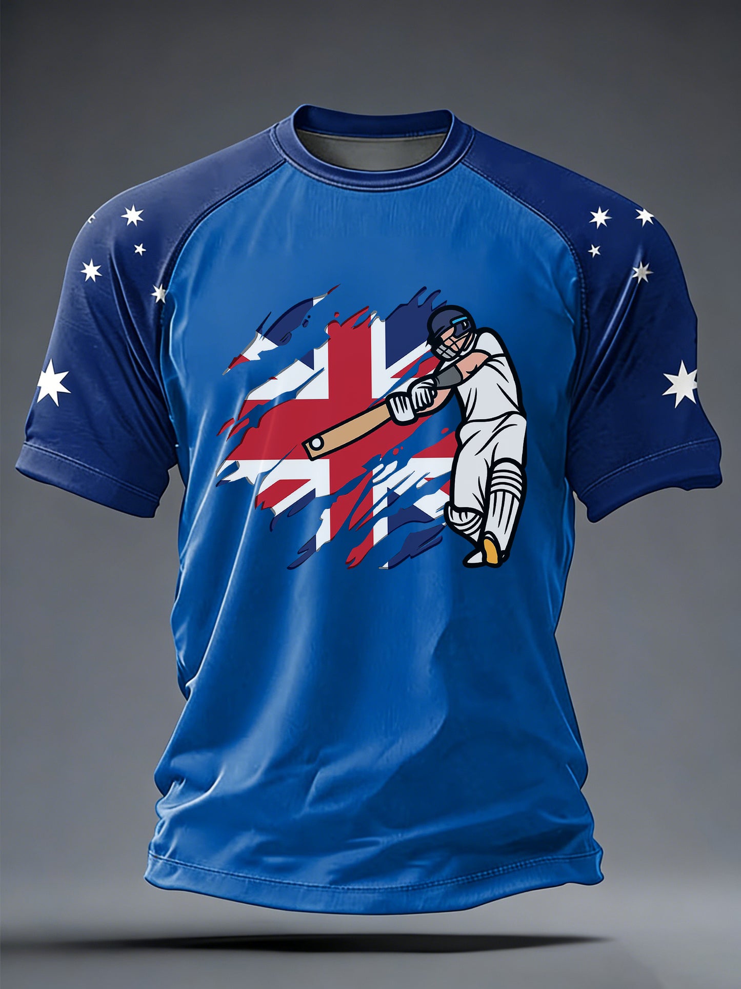 Men's Australia Cricket Printed T-Shirt