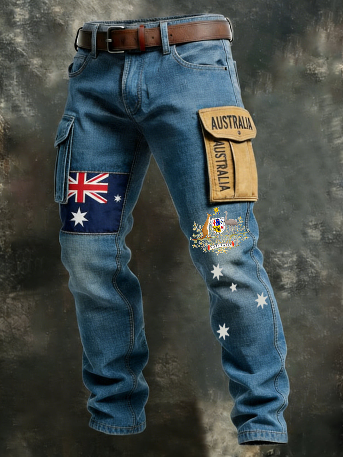 Men's Vintage Australian Holiday Business Style Casual Work Trousers