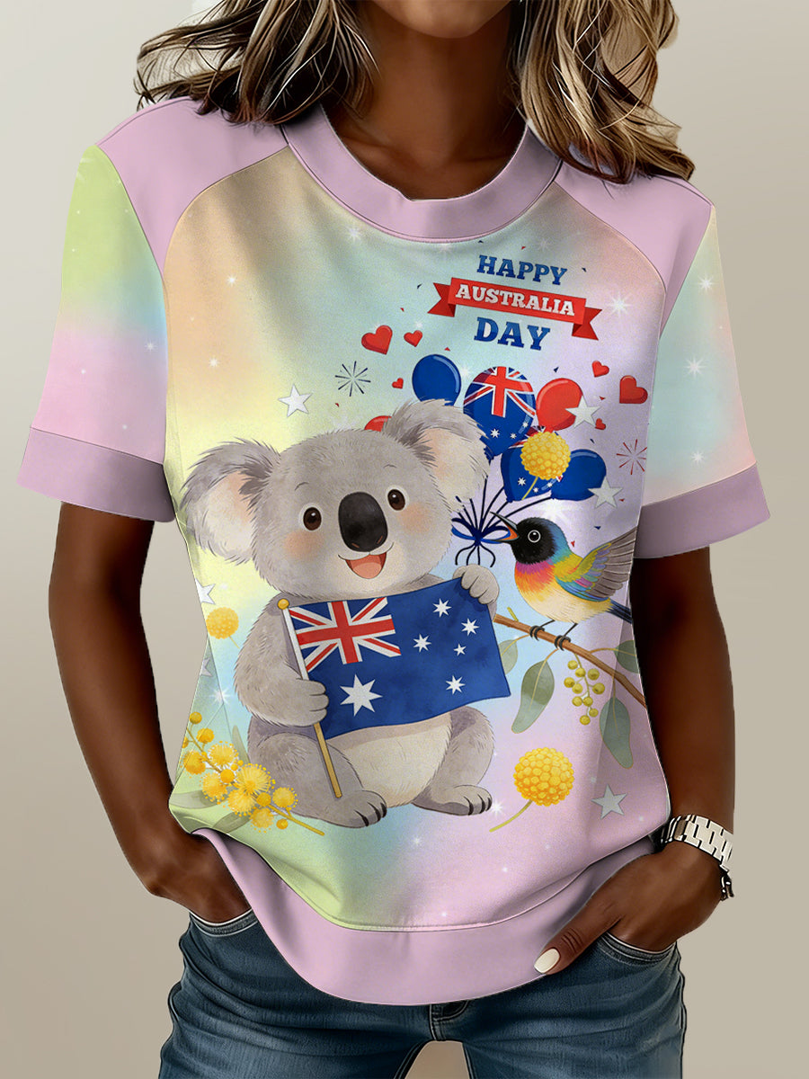 Women's Australian Day Print T-Shirt