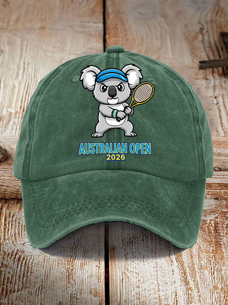 Unisex Australian Open For Tennis Lover Print Hat