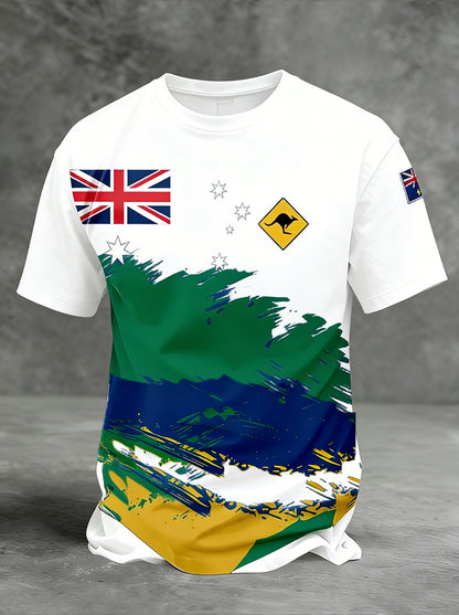 Men's Retro Australian Holiday Casual Fashion T-shirt