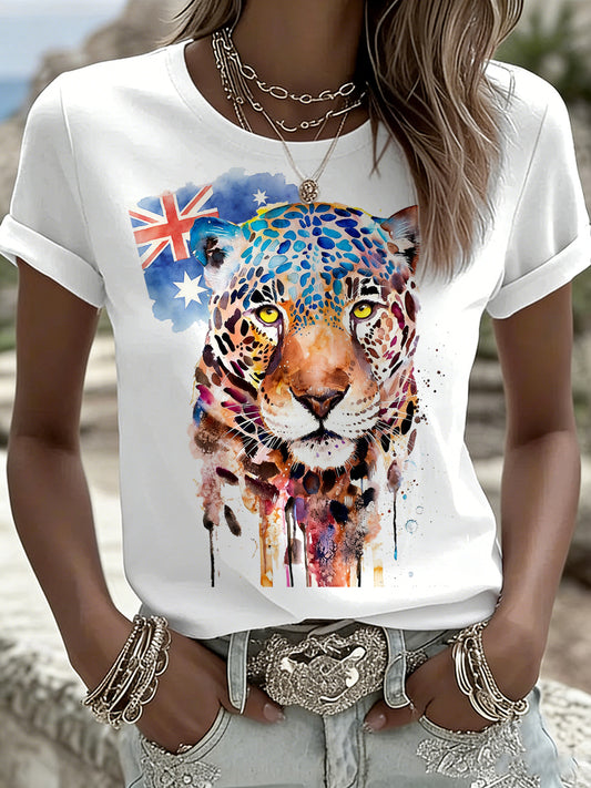 Women's Australian Style Printed T-Shirt