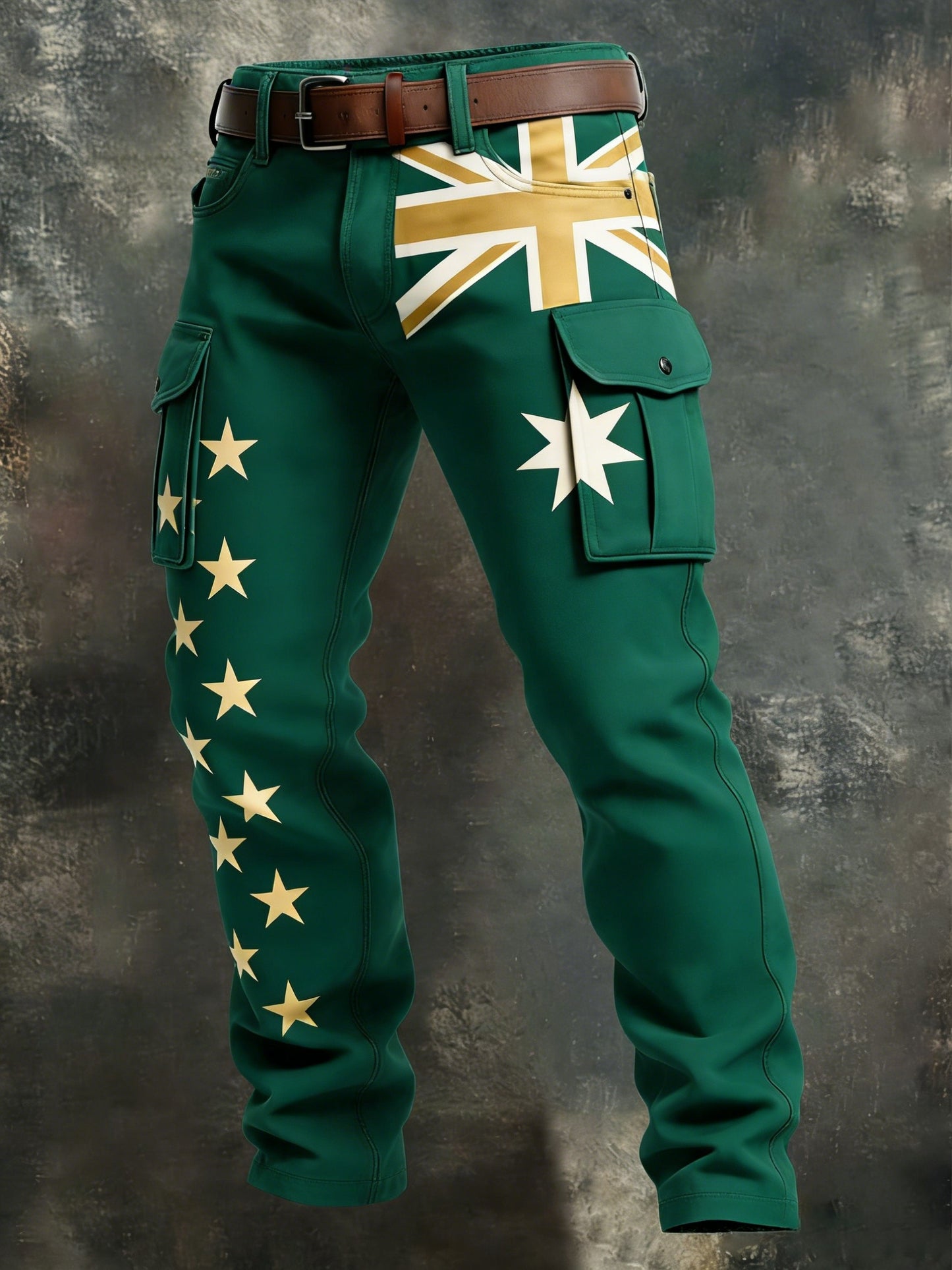 Men's Vintage Australian Holiday Business Style Casual Work Trousers