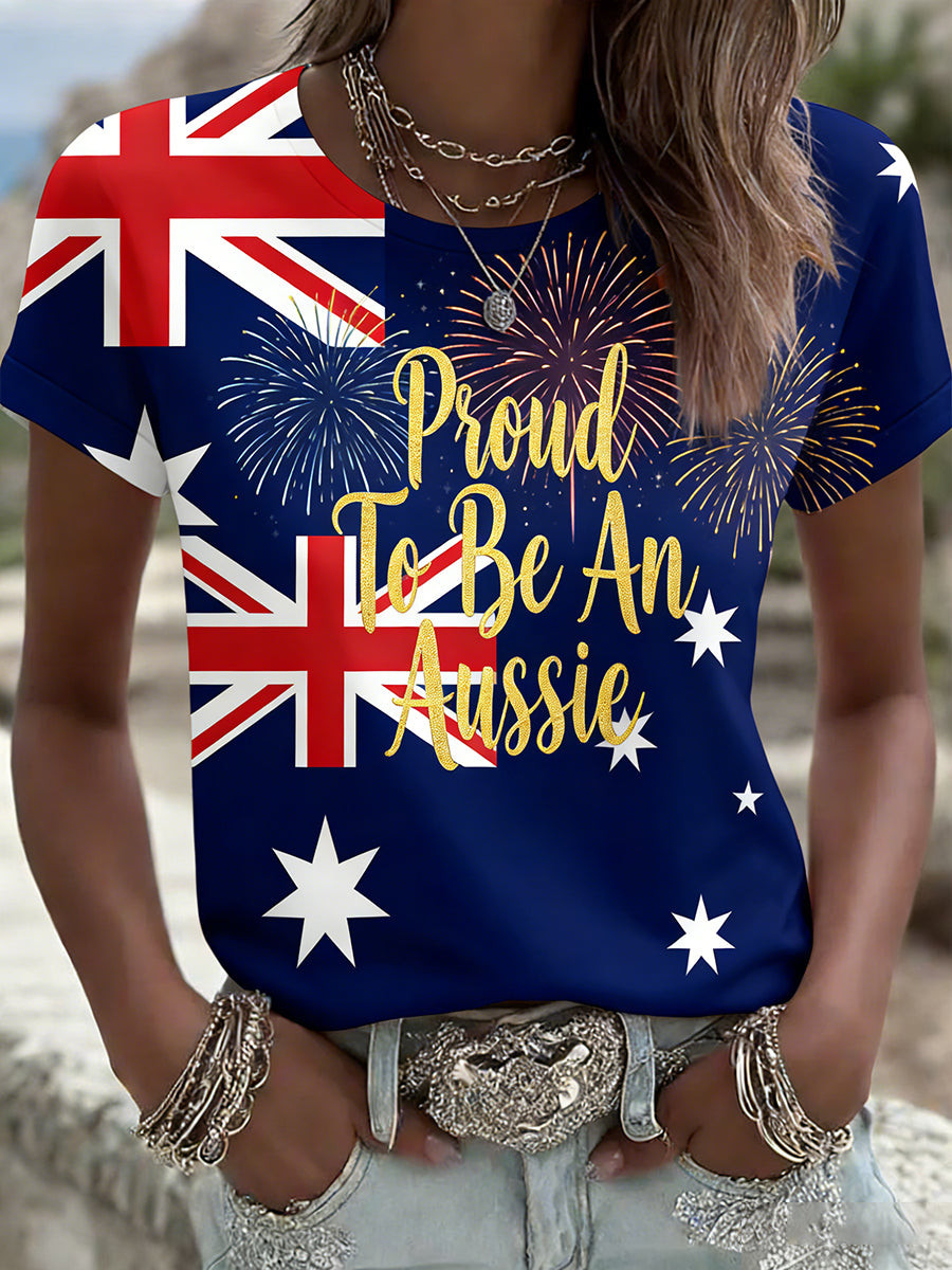 Women's Vintage Australian Holiday Casual Comfortable T-shirt