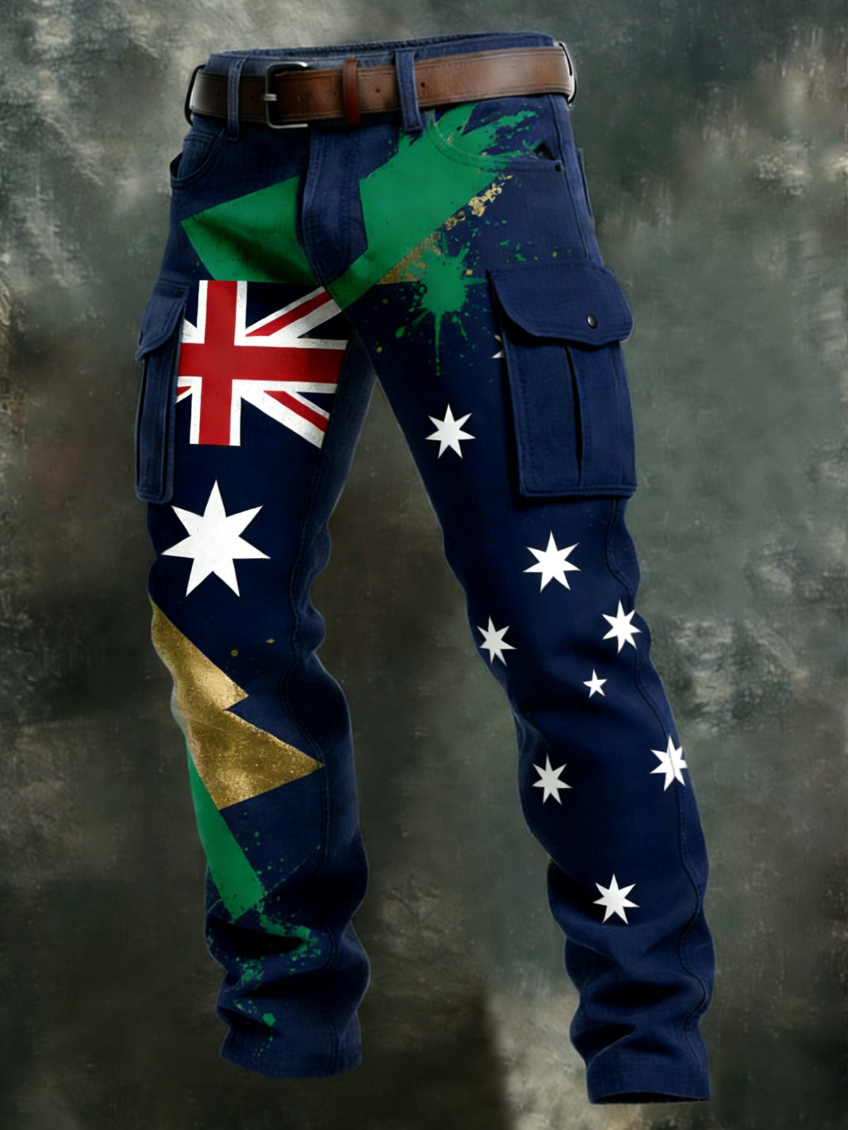 Men's Vintage Australian Holiday Business Style Casual Work Trousers